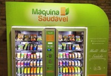 Máquinas vendem comida saudável no metrô de São Paulo