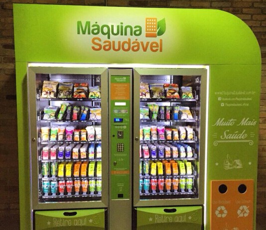 Máquinas vendem comida saudável no metrô de São Paulo
