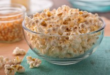Receita de hoje: Pipoca com Canela