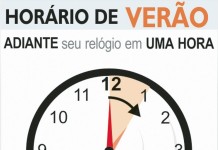 Daqui a pouco começa o horário de verão
