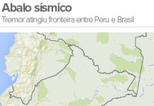 Terremoto na fronteira Brasil-Peru