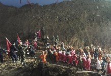 Descaso com meio ambiente soterra prédios na China
