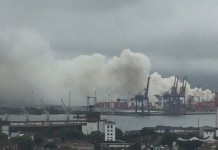 Grave vazamento de gás tóxico no Guarujá