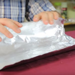 Garrafa térmica – papel aluminio na garrafa