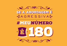 campanha contra o Assédio – #MeuNumeroeÉ180