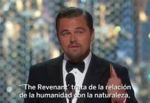 “A mudança climática é real. Está acontecendo agora”. Leonardo DiCaprio – Oscar 2016