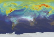Vídeo: O movimento do CO2 no planeta em um ano