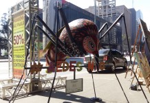 Escultura do Aedes Aegypti na Av.Paulista marca início da 2ª Virada da Saúde