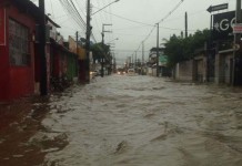 Chuvas na região do Recife provocam danos e desalojados