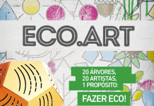 Projeto Eco.Art envolve artistas na customização de árvores de papelão em Santa Catarina