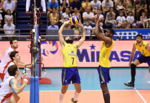 Hoje é Dia Nacional do Vôlei. Conheça a modalidade William Arjona set a ball for Brazil attack (Foto: Reprodução/ FIVB)