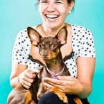 Ivy com dog