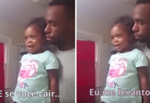Retrospectiva Vídeos do Ano: Pai encoraja filha a repetir frases de autoempoderamento