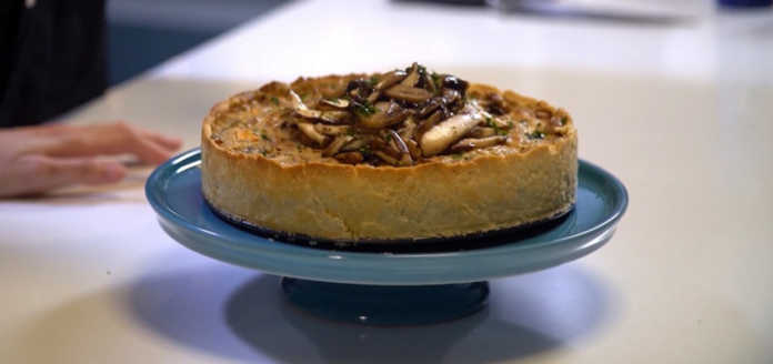 torta de cogumelo
