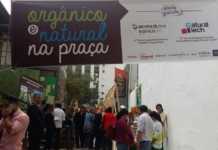Começou o Orgânico e Natural na Praça!