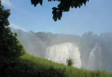A beleza das Cataratas Vitória, na África