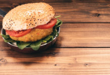 O mercado de carne cultivada em laboratório hambúrguer vegetal - vegetariano