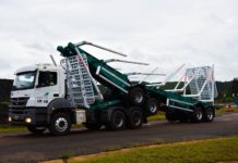 Klabin implementa o primeiro caminhão dobrável do Brasil