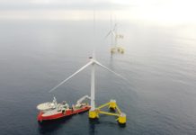 Entra em operação total o primeiro parque eólico flutuante da Europa Continental energia eólica