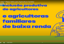 Plano Safra da Agricultura Familiar com juros baixos para produção de alimentos